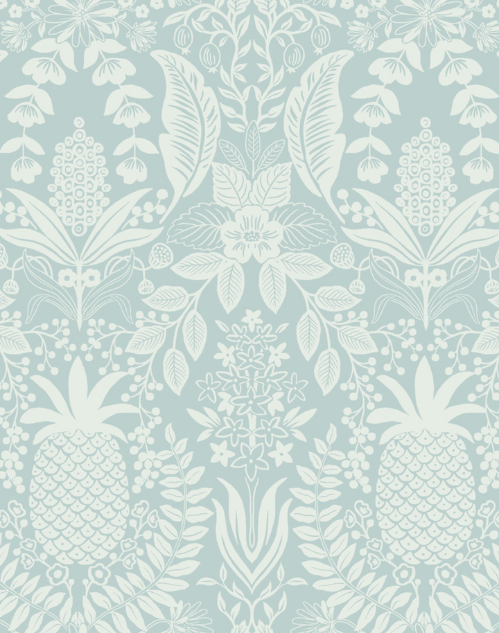 Pineapple Damask Light Blue RF7484