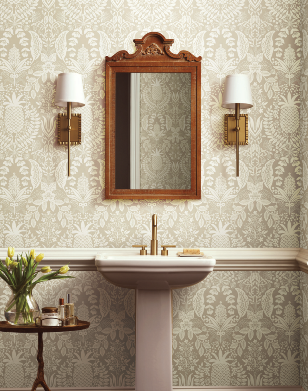 Pineapple Damask Linen RF7485
