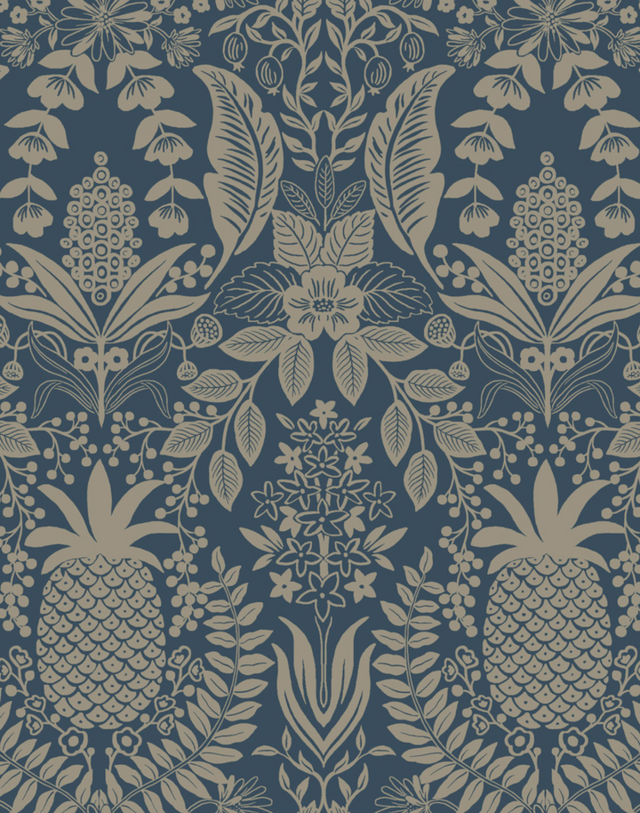 Pineapple Damask Navy RF7486