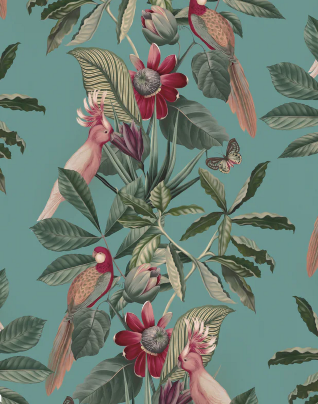 Passiflora Linen Fabric, Vardo