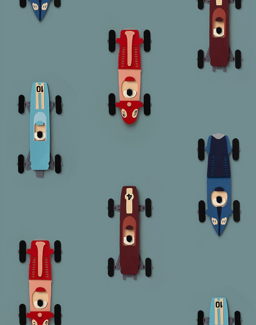 Race Cars, Blue