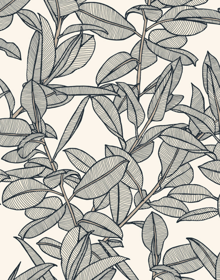 Rubbery Leaf, Sepia