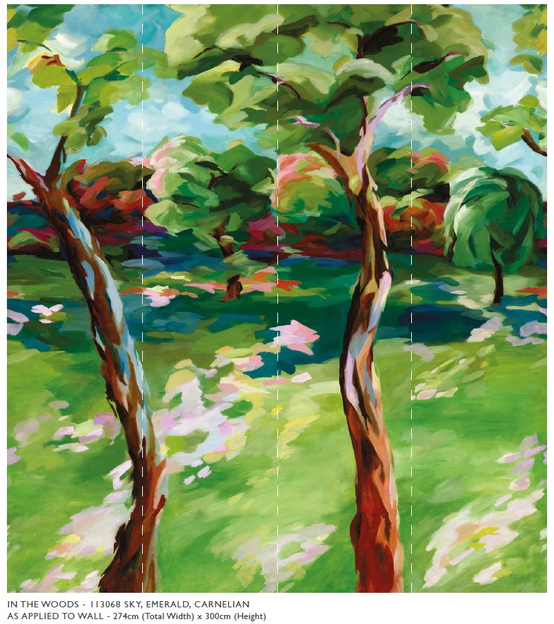 In The Woods, Sky/Emerald/Carnelian