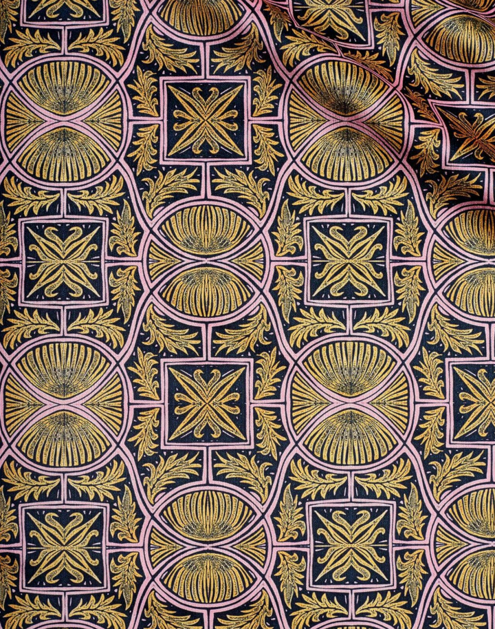Sgt. Pepper Velvet Fabric, Mustard
