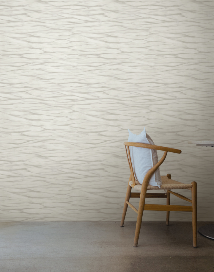 Shibori Wave, Light Taupe Premium Matte