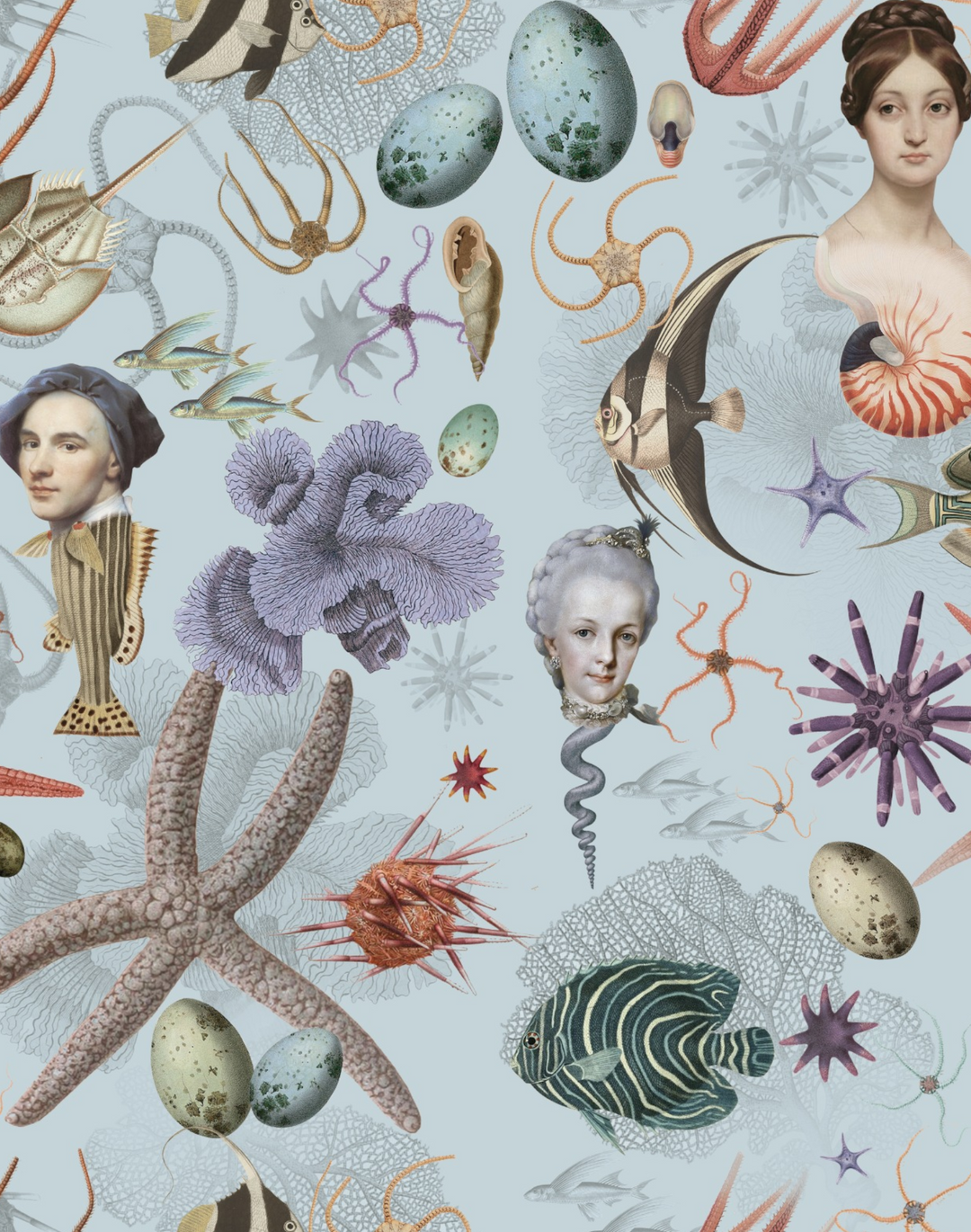 Surreal Sea Wallfabric