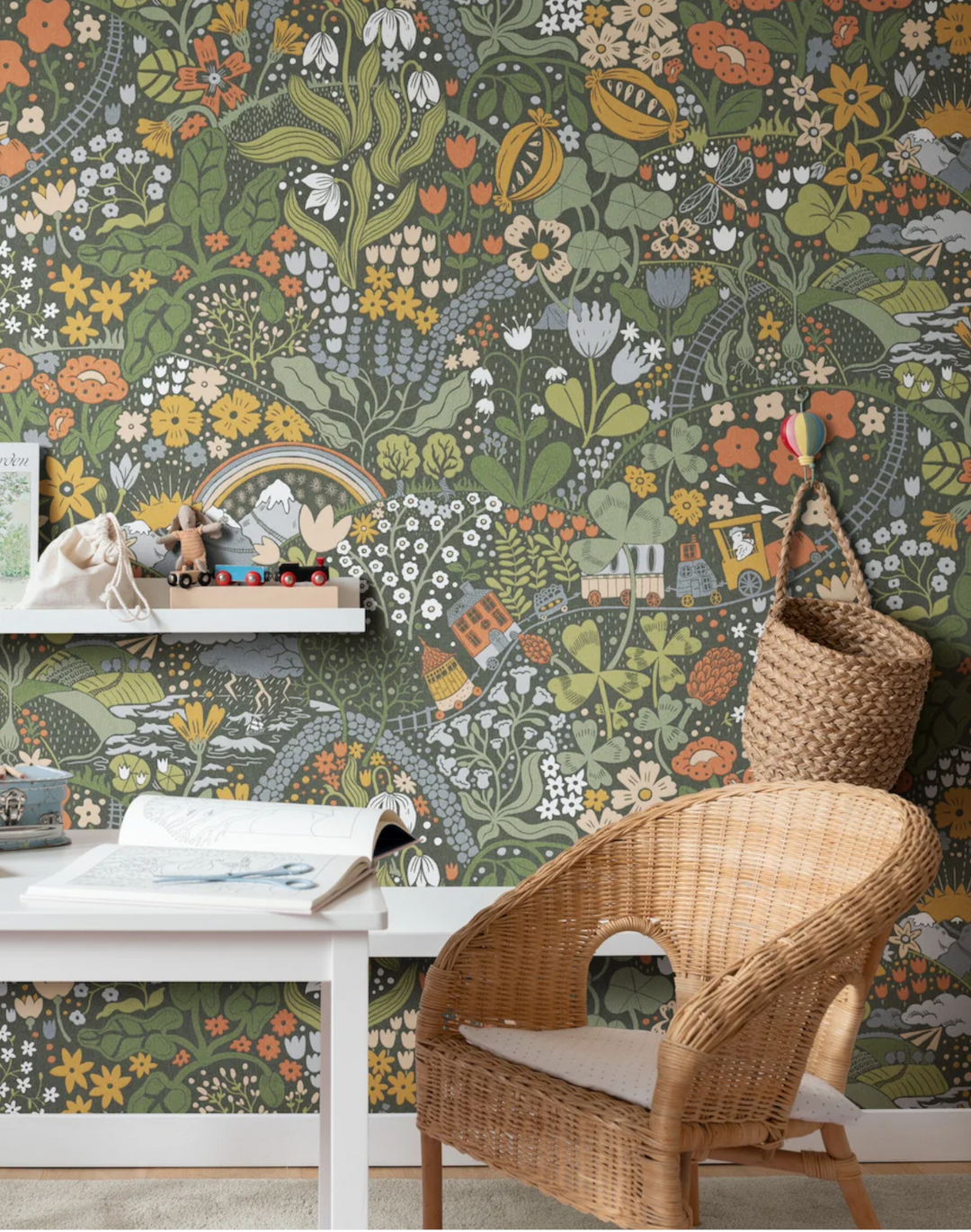 Taget Mural, Dark Green MBRD29037