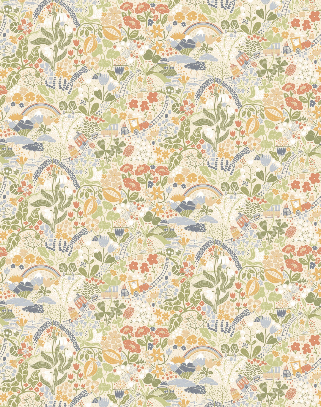 Taget Mural, Light Green MBRD29036