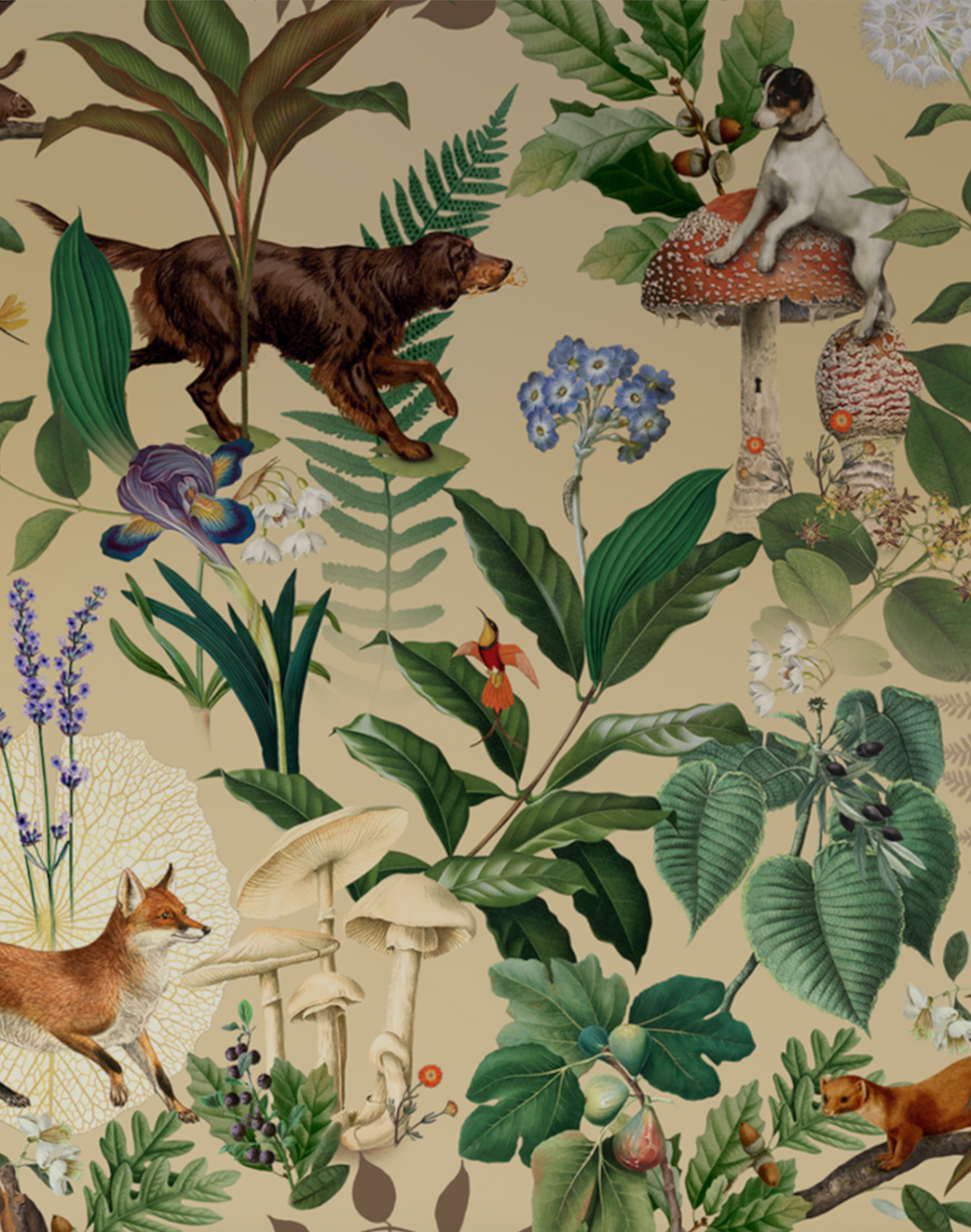 The Forest, Ivory Wallfabric