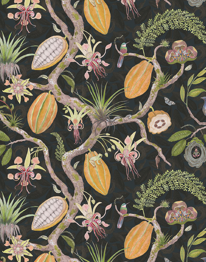Theobroma, Gold on Navy