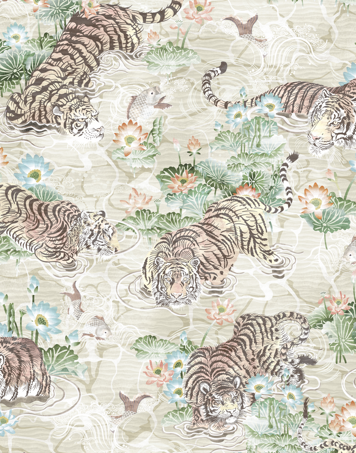 TIGER LILY, LINEN & GREEN