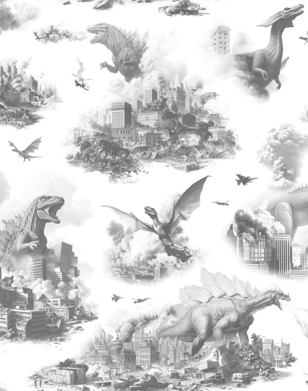 Toile de Jurassic, Brawl & Wall