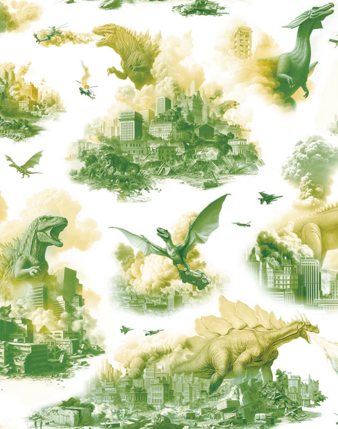 Toile de Jurassic, Grrreen!!