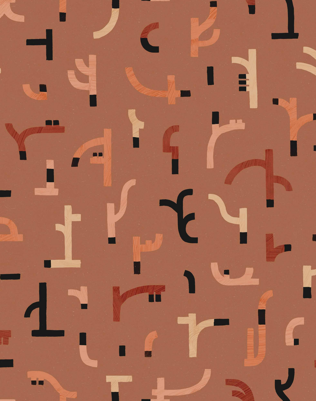 Tribal Tongue, Red NP5104-3