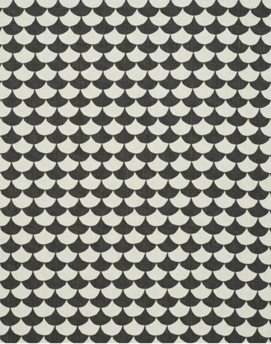 Waves Cotton Fabric, Black / Grey