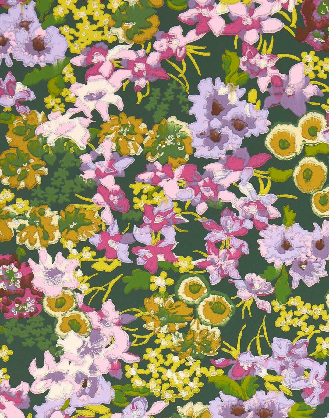 Wildflower Meadow, Emerald/Amethyst/Peridot