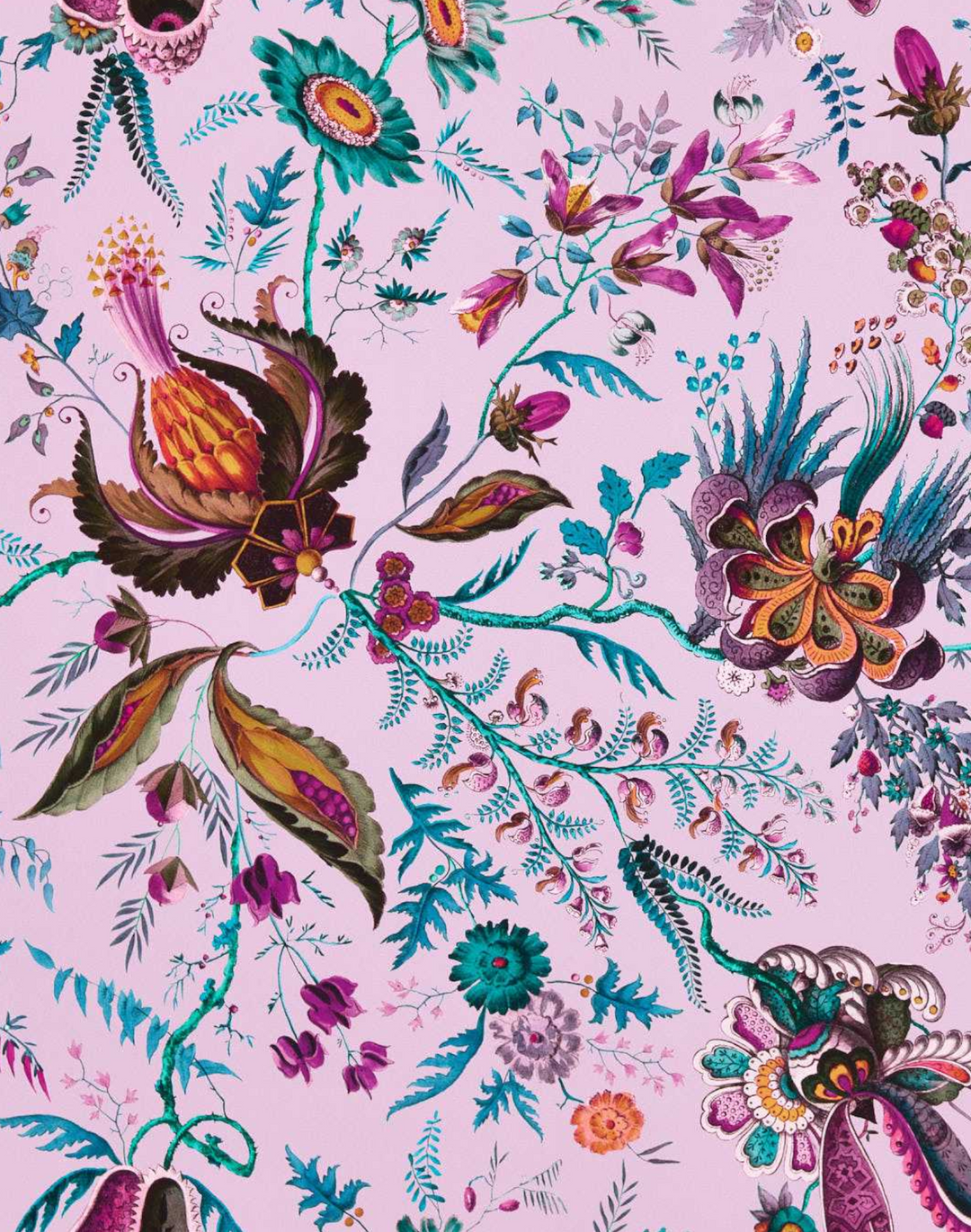 Wonderland Floral, Amethyst/Lapis/Ruby