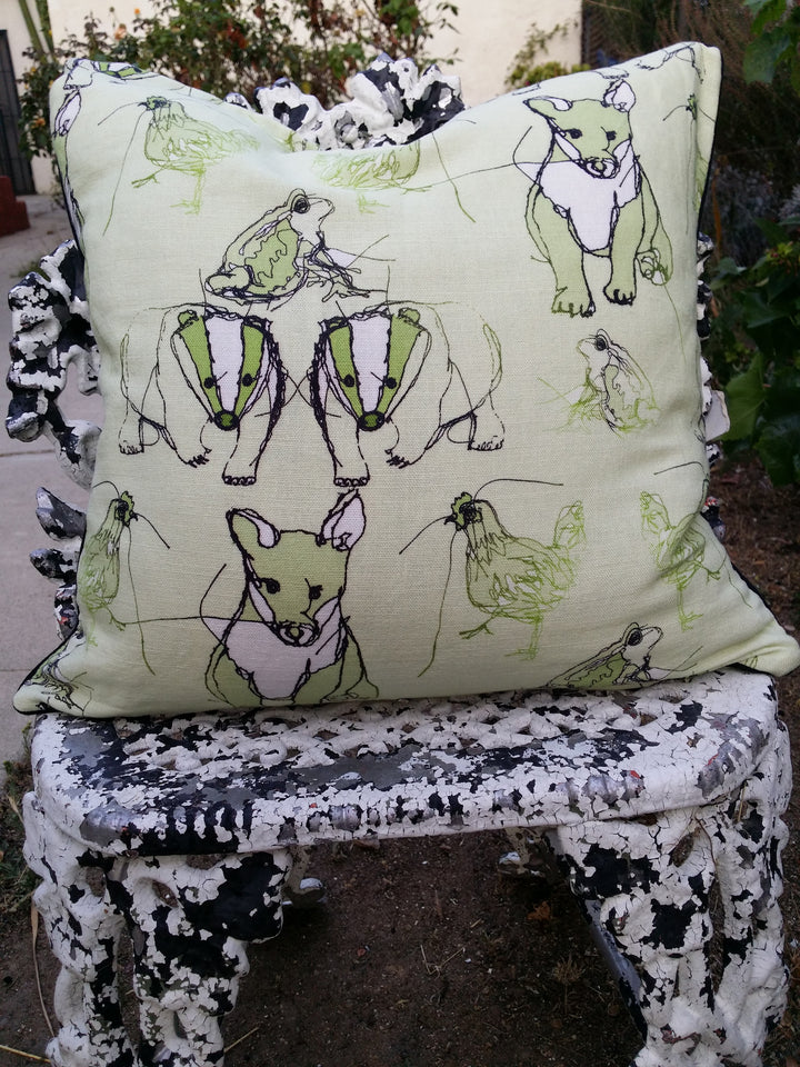Tobyboo Willow Linen Cushion Cover
