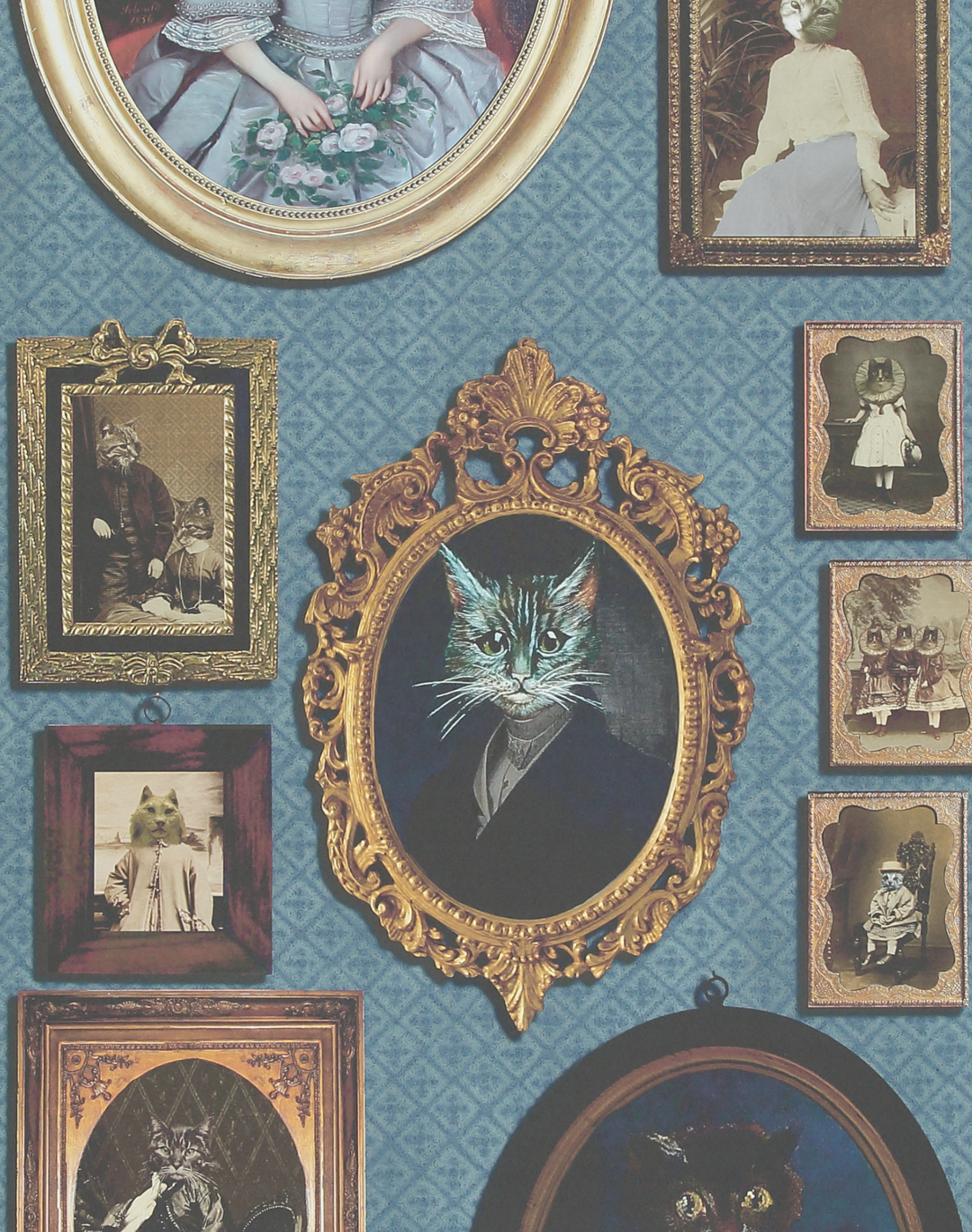 A Cavalcade of Cats, Blue