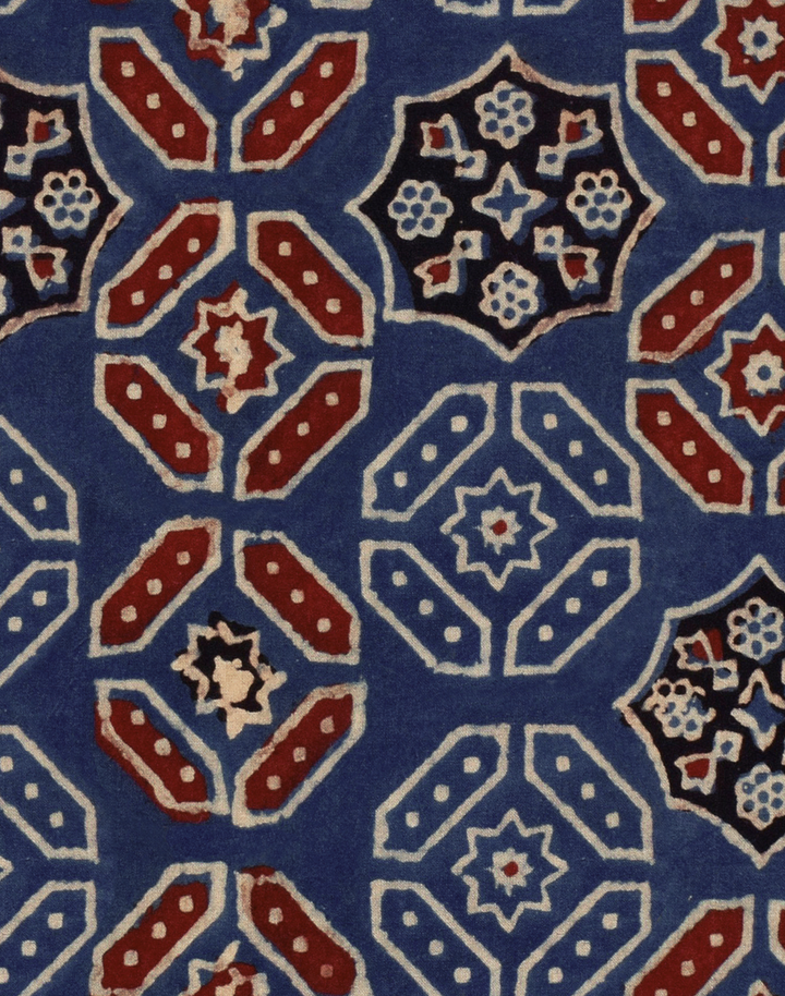 Ajrak Blue