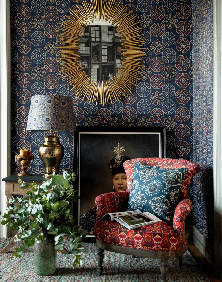 Ajrak Blue