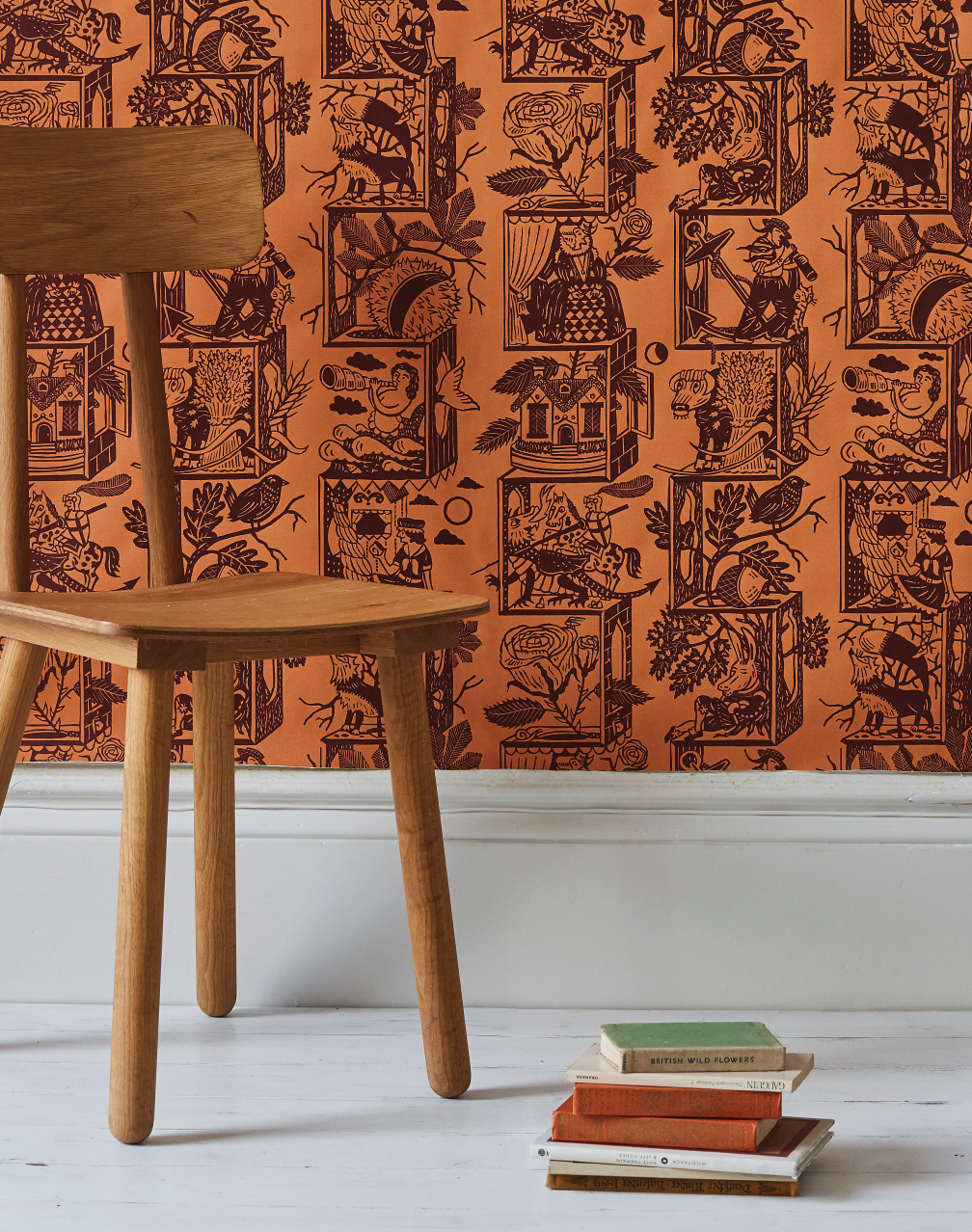 Albion, Orange/Mahogany