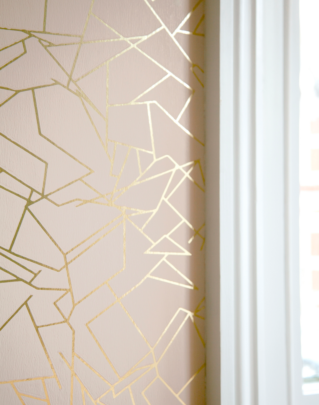 Angles, Gold & Nude Pink