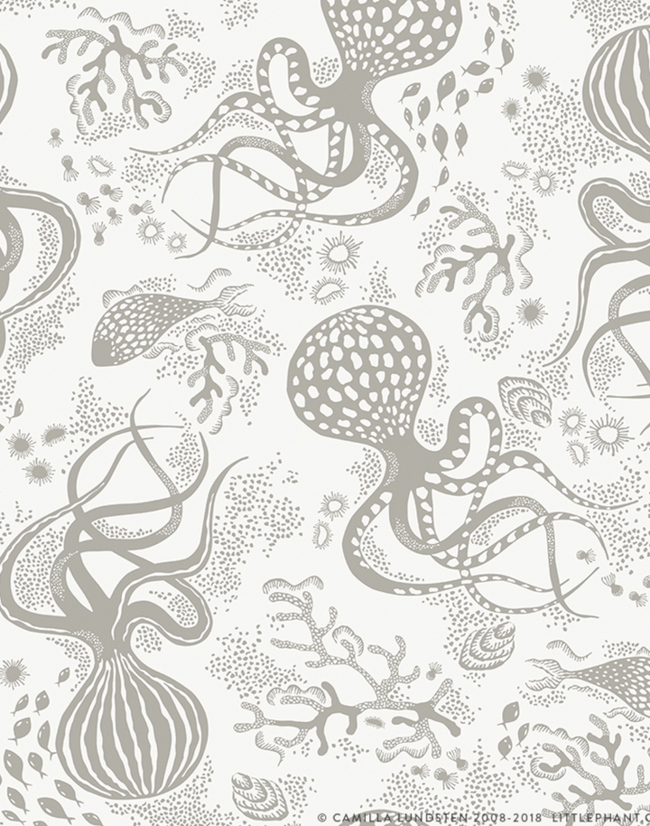 Aquatic, White & Vintage Black