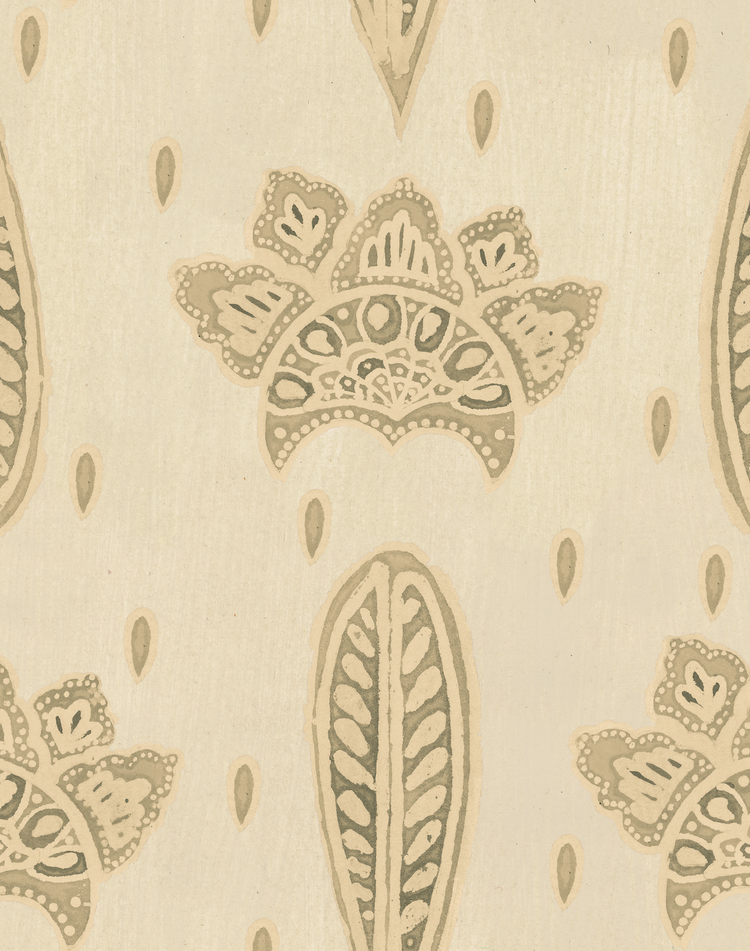 BETHEL BATIK, Antique White