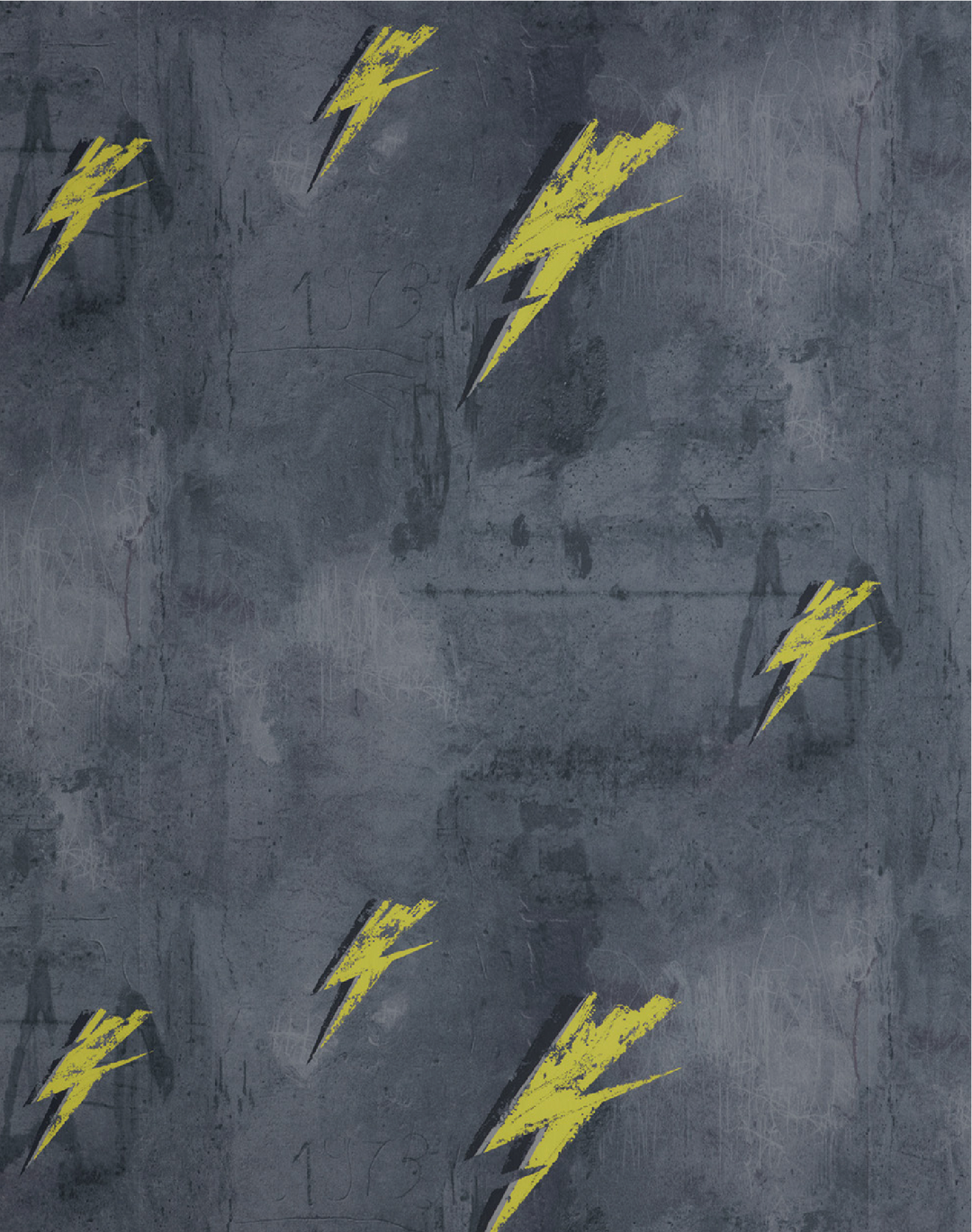 Bolt, Yellow on Charcoal