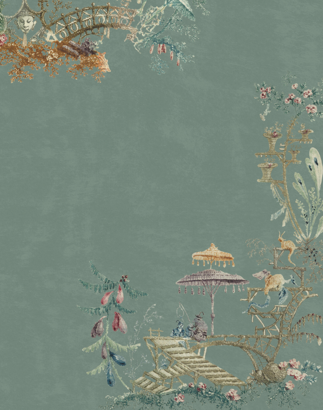 Chinoiserie, Blue