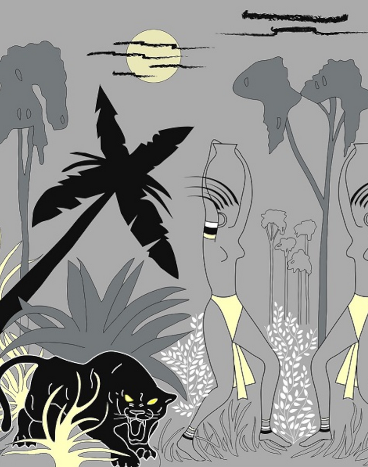 Deco Jungle, Grey