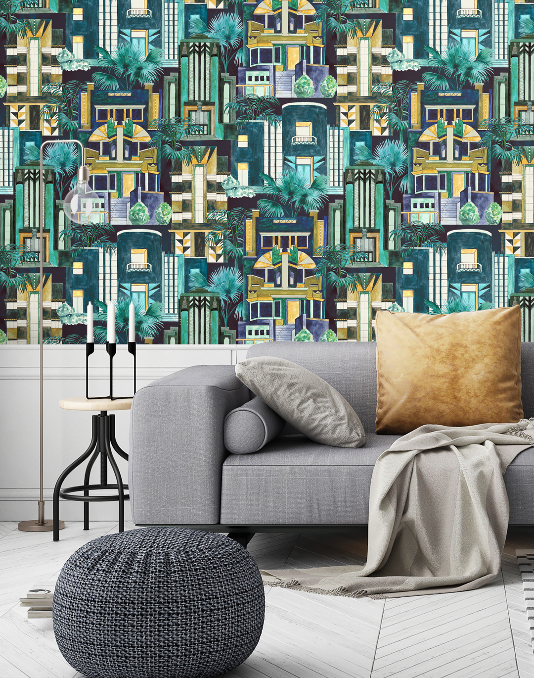 DOWNTOWN DECO INDIGO