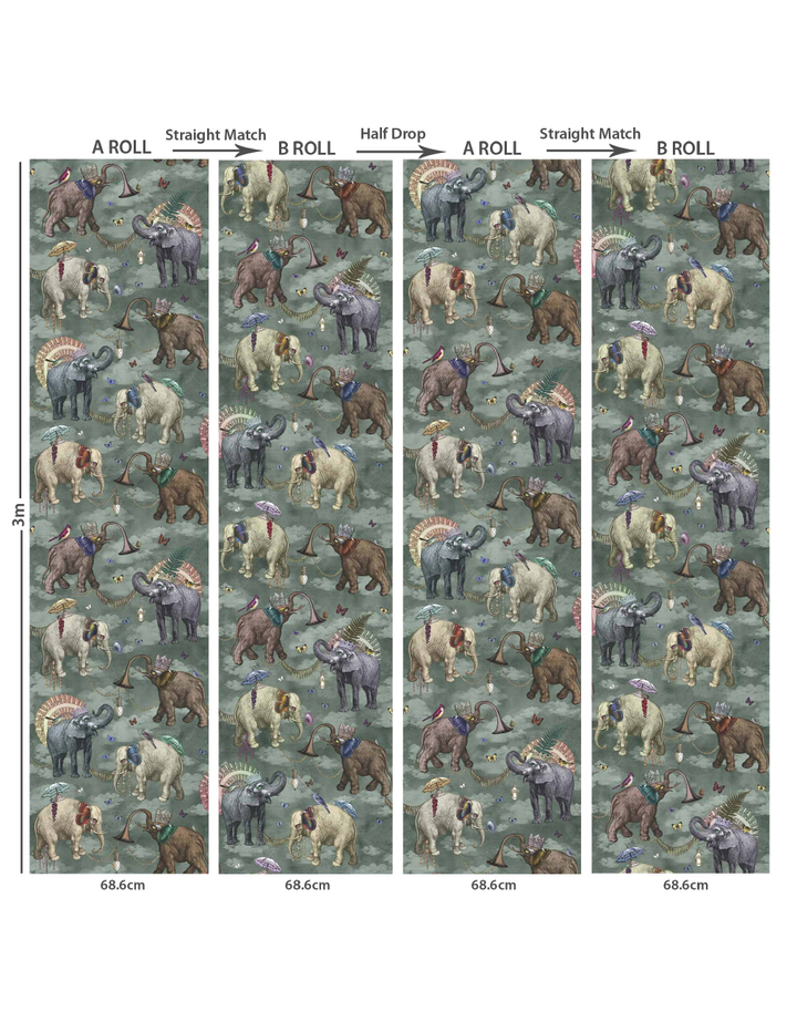 Elephants March, Viridian