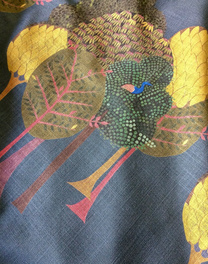 Enchanted Fabric, Midnight Blue Small