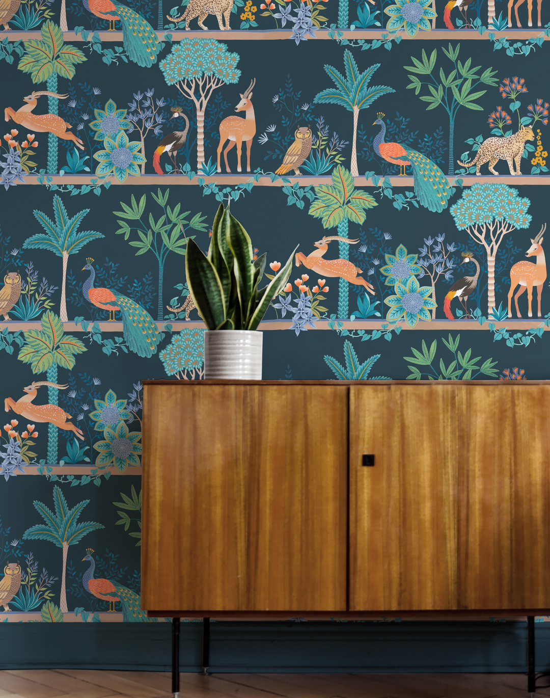 Exotic Fresco, Teal