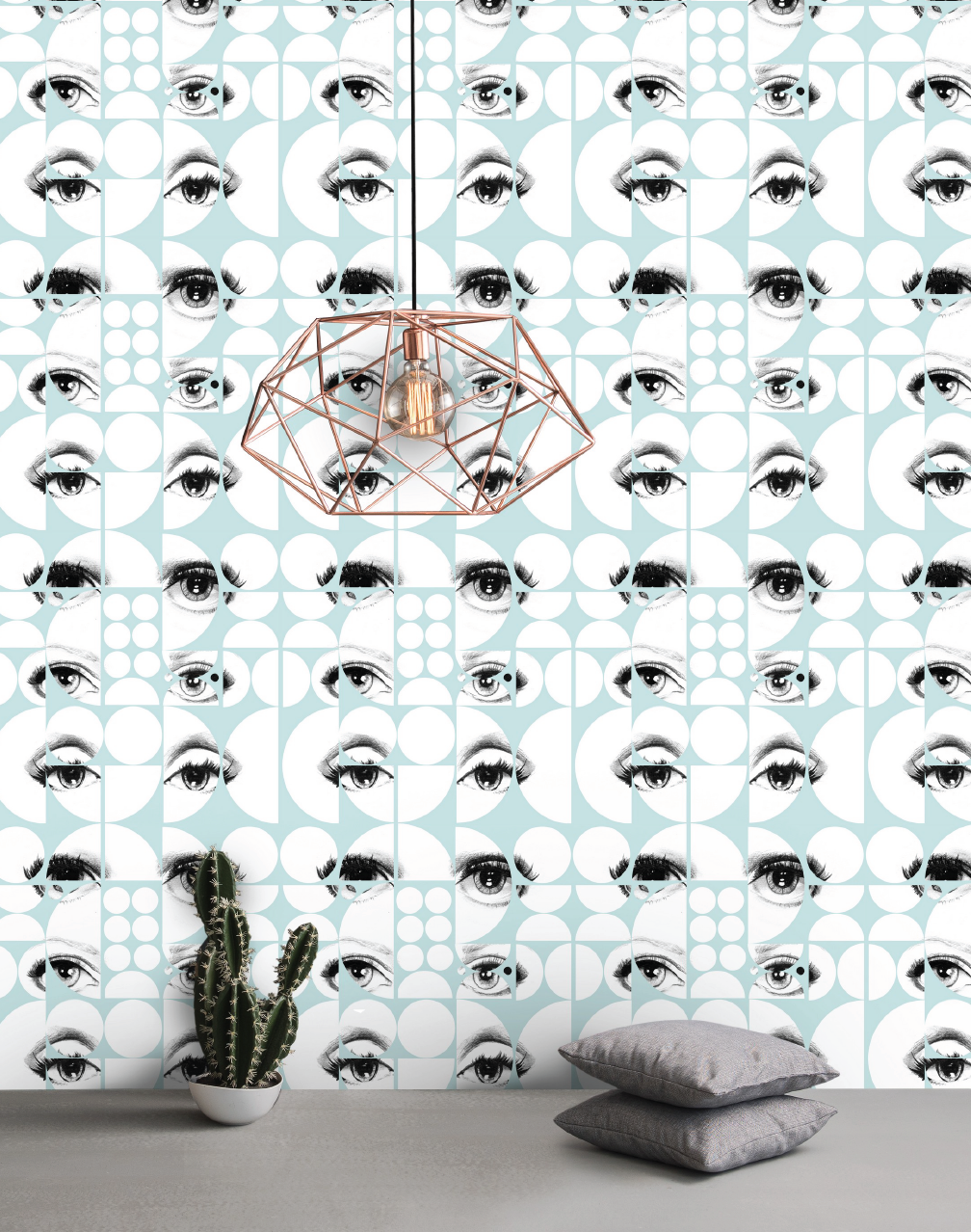 Eyes and Circles, Blue