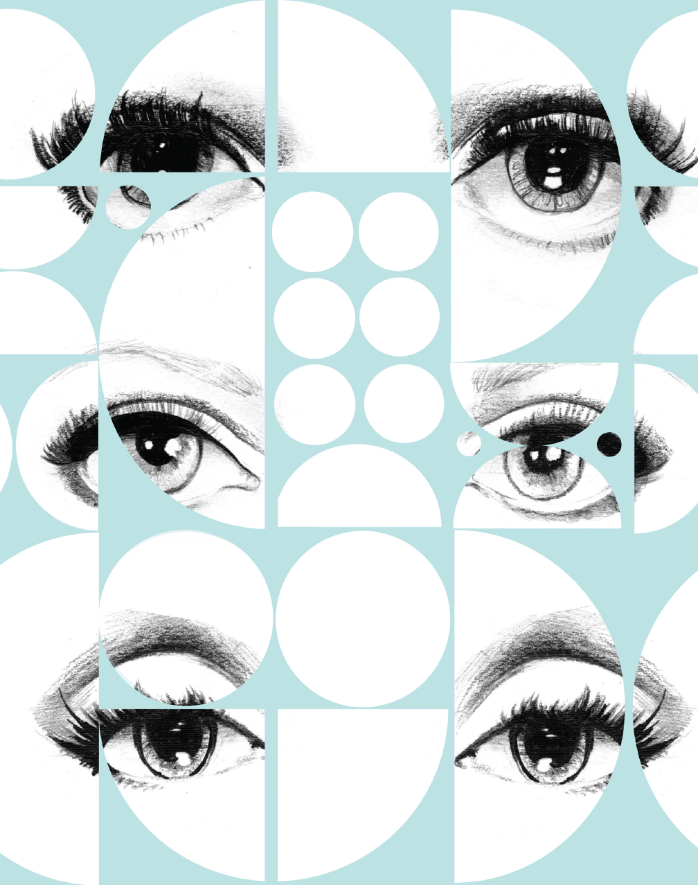 Eyes and Circles, Blue