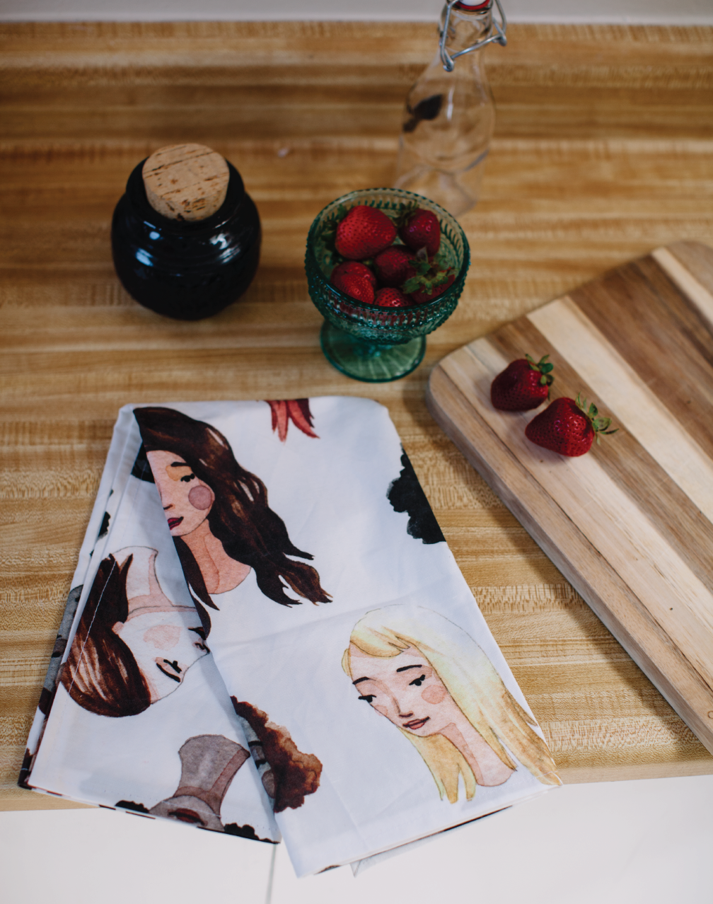 Bethany Eden Faces Tea Towel