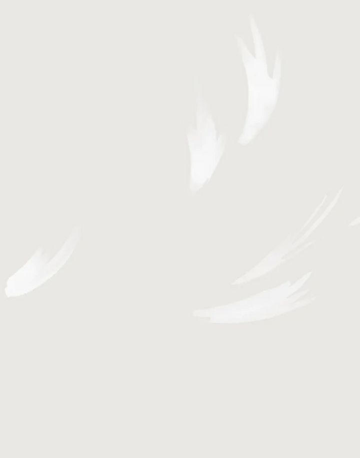 Falling Feather, Cream