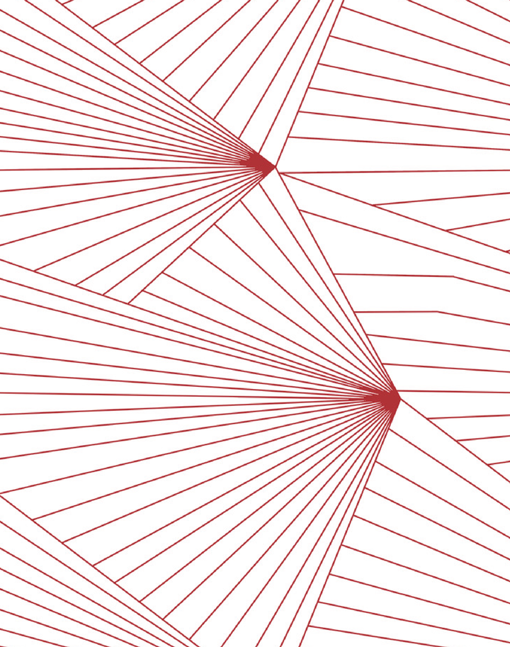 Fan, Red & White
