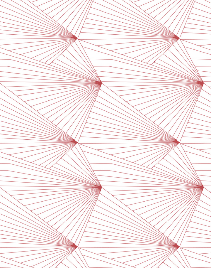 Fan, Red & White