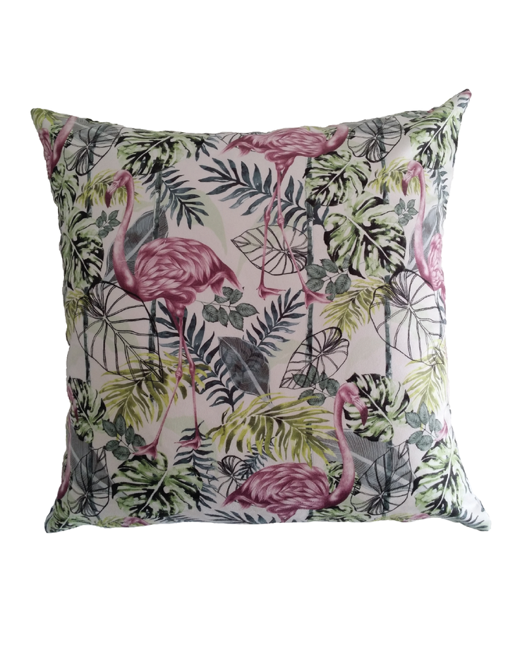 Charlotte Jade Tropical Flora Cushion Cover