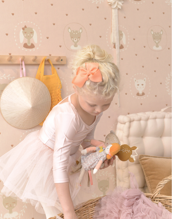 Hearts, Dusty Warm Pink 148-01