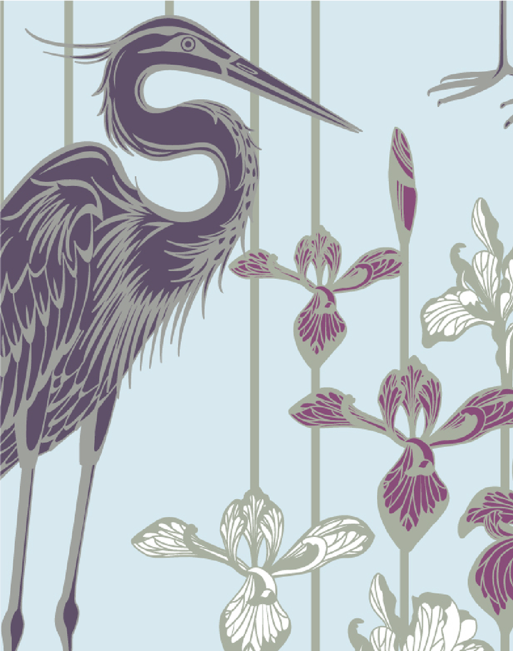 Heron, Plum Pearl