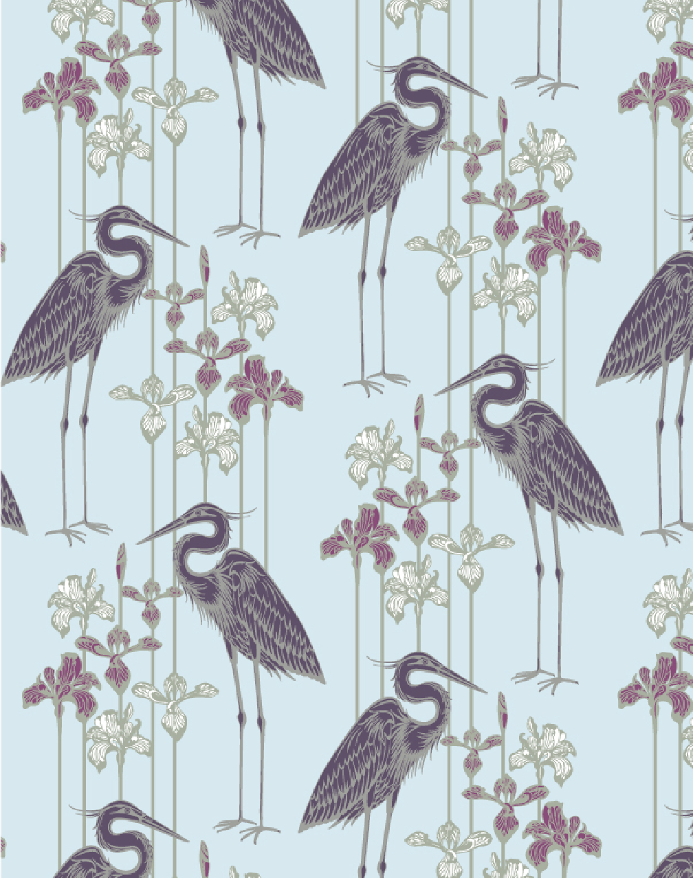 Heron, Plum Pearl