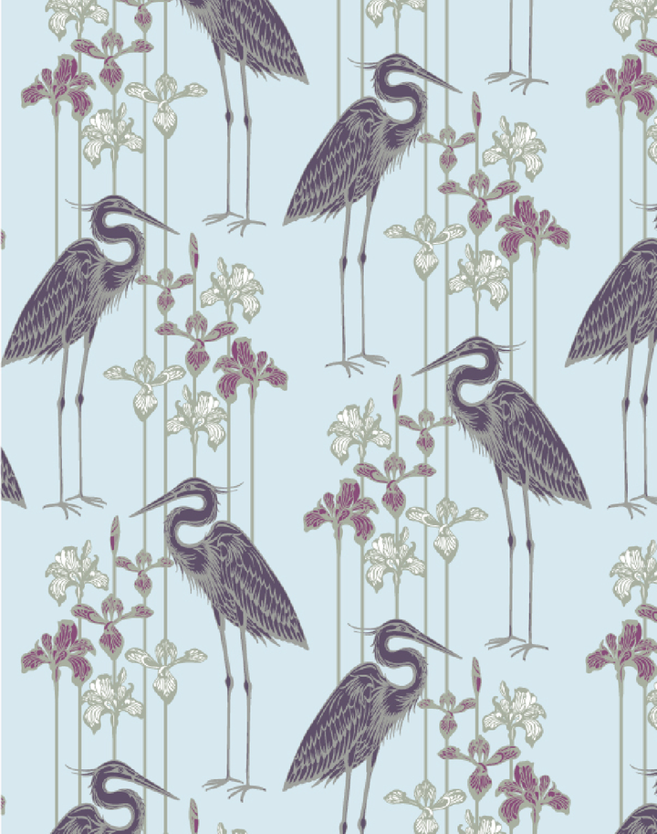 Heron, Plum Pearl