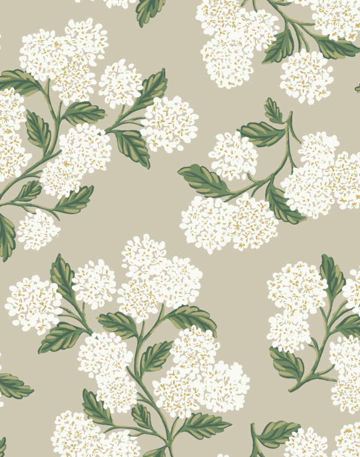 Hydrangea, Linen RP7394