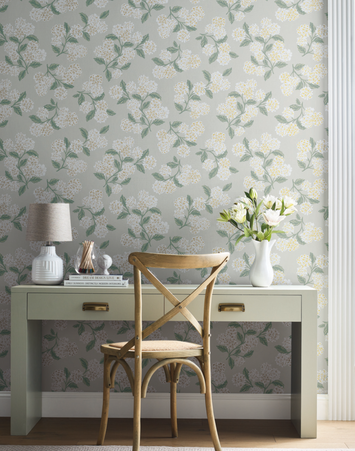 Hydrangea, Linen RP7394