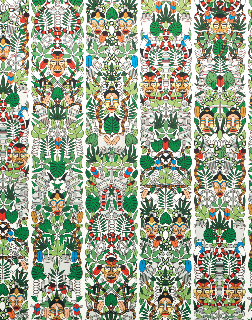 JOB-05 L’Afrique Archives Wallpaper by Studio Job